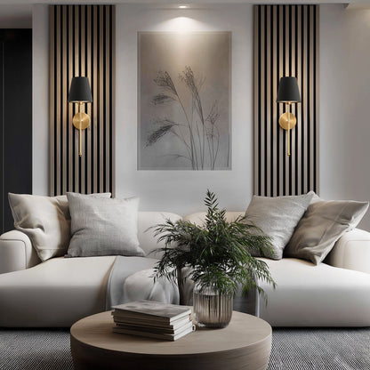 DRAHTLOSE DUNKLE WANDLEUCHTEN (SET AUS 2)