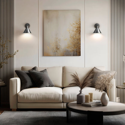 INDUSTRIELLE DRAHTLOSE WANDLAMPEN (SET AUS 2)