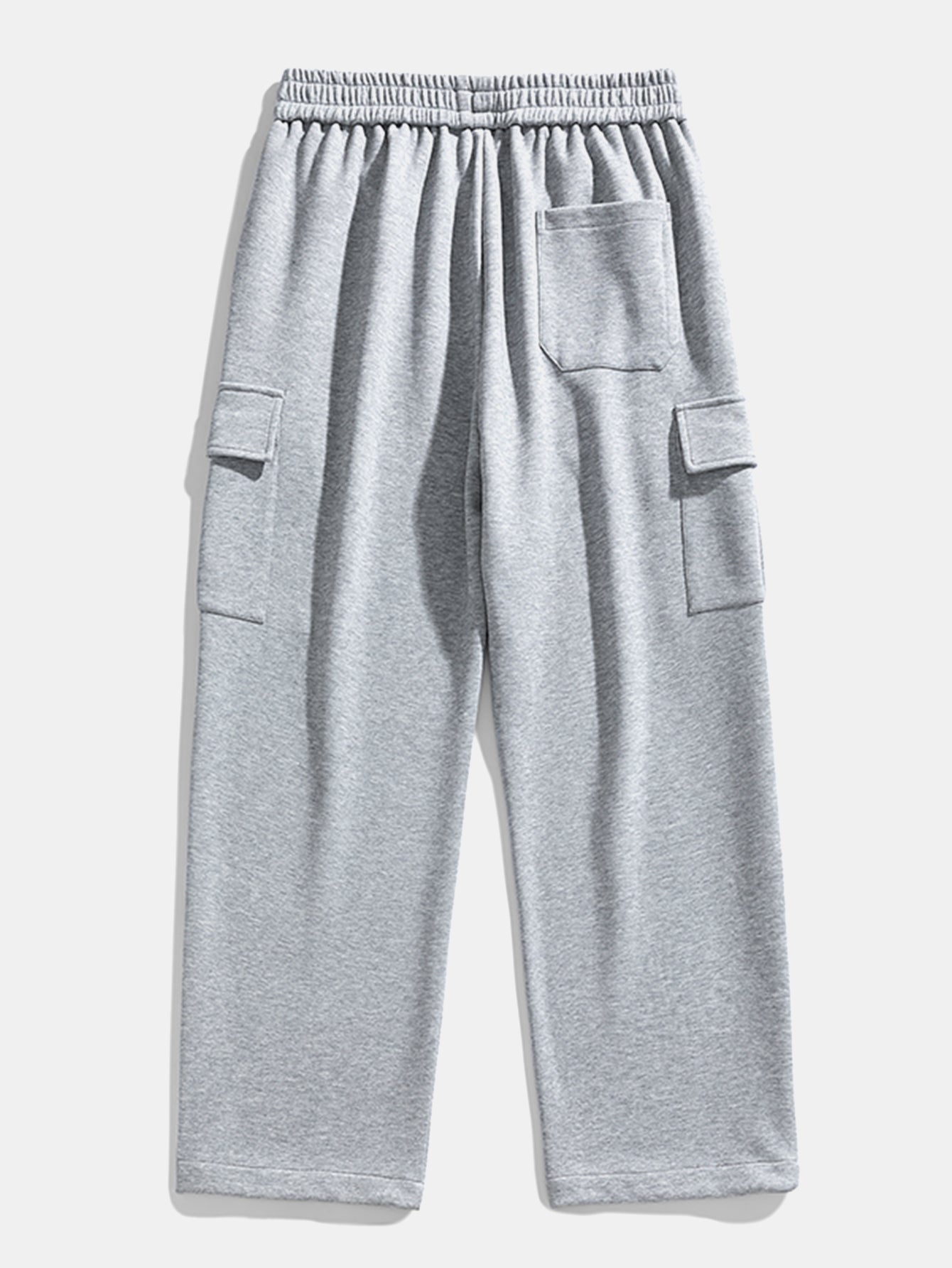 Relaxed Fit Long Sleeve 2-in-1 Waffle T-Shirt & Straight Leg Jersey Cargo Pants