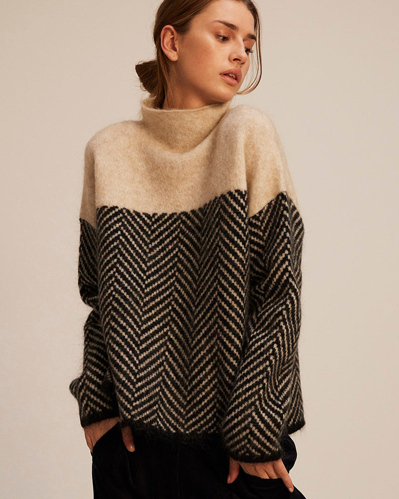 Norah | Baumwoll-Turtleneck-Pullover