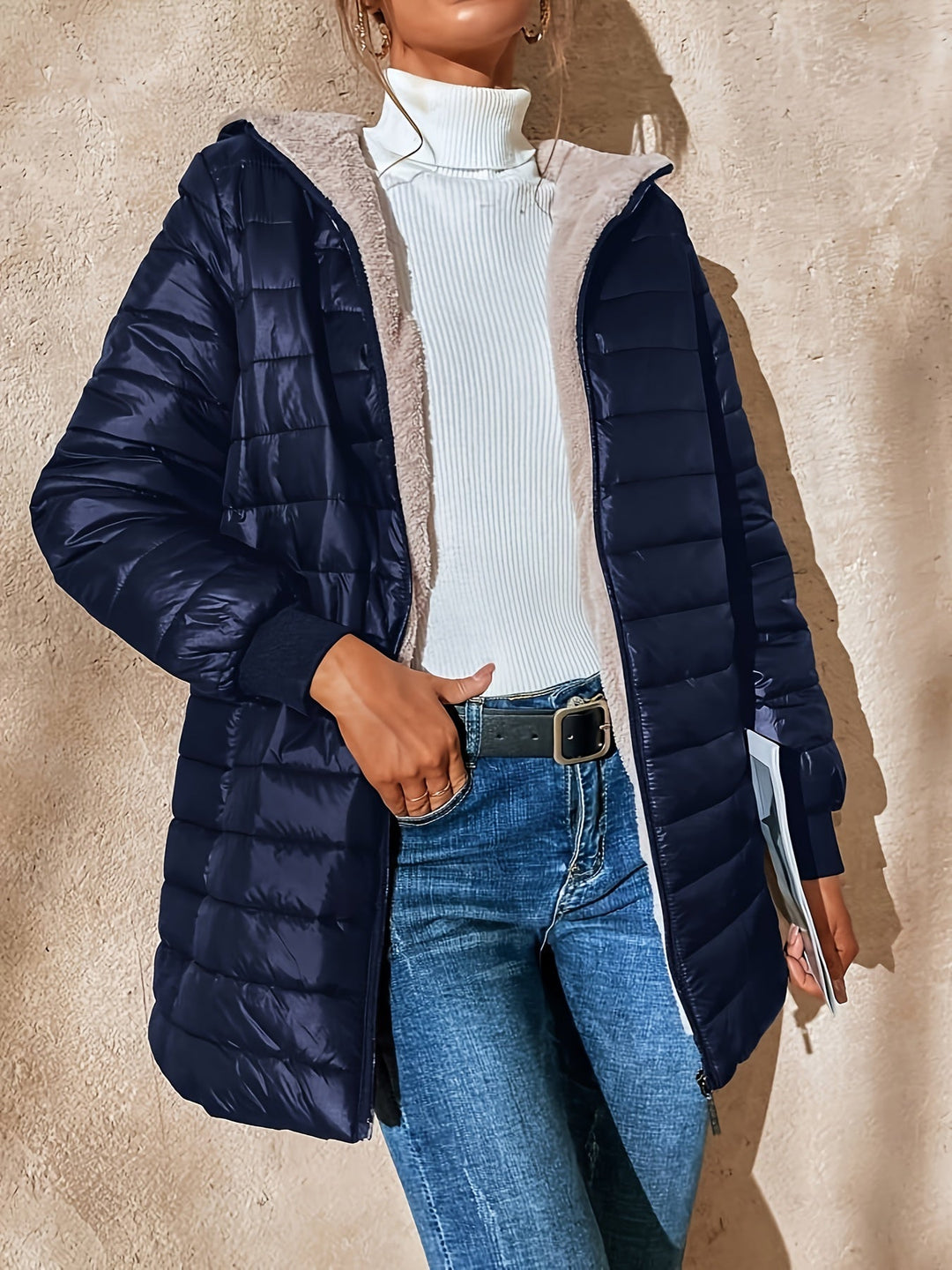 Alyssa™ - Bequeme lässige thermische lange Jacke