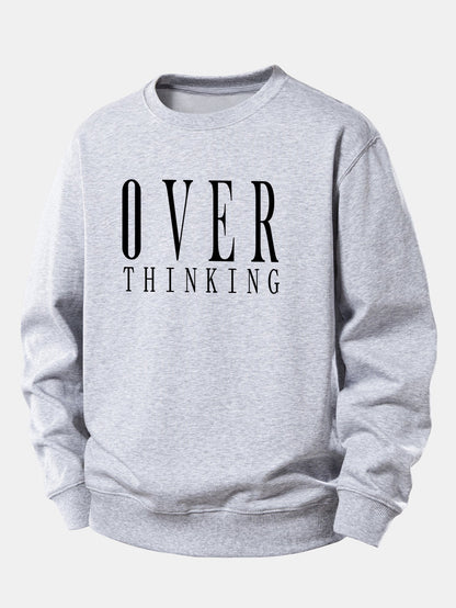 Überdenken Print Relax Fit Sweatshirt