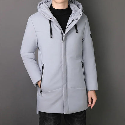 Elegante lange Herrenjacke