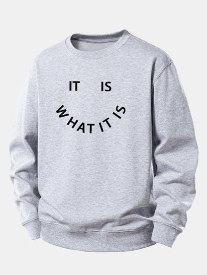 Es Ist Wie Es Ist - Lässig Sitzt Sweatshirt