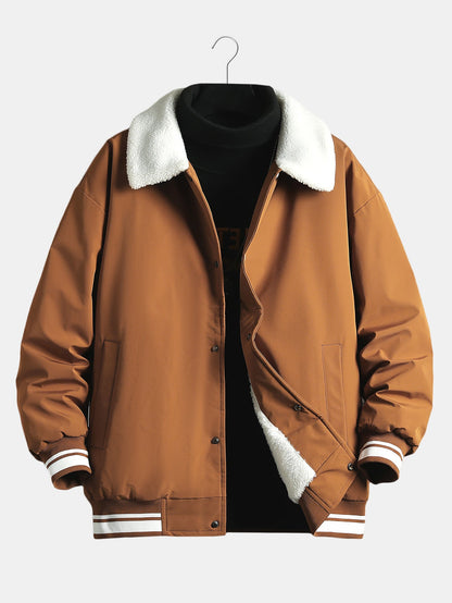 Teddy gefütterte Baseballjacke