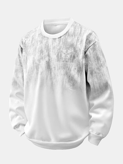 Batikkunst Sweatshirt mit lockerem Schnitt