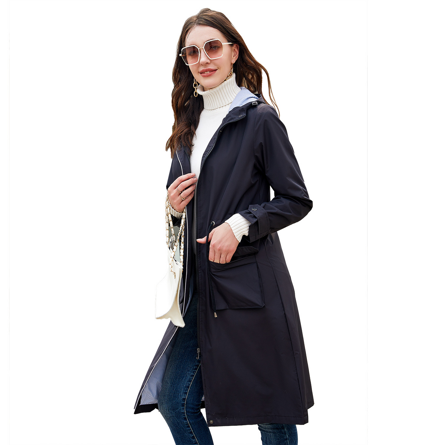 Bethany - Stylischer wasserdichter Trenchcoat