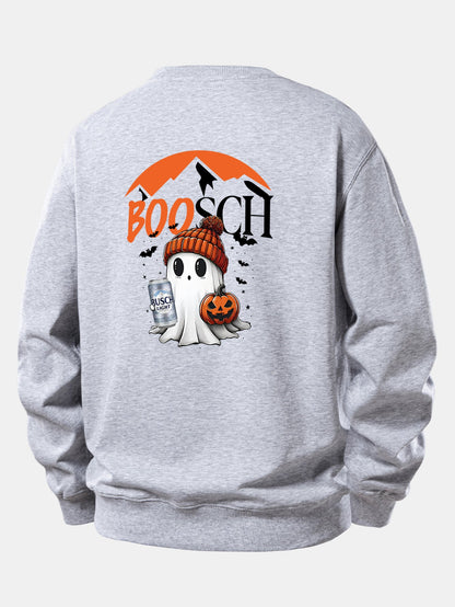BOOSCH Bier Geist Druck Relaxed Fit Sweatshirt