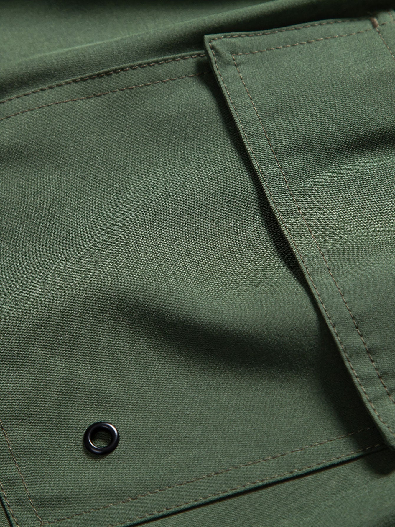 Hawaii-Palmbaum-Print Leinen-Optik Baumwollhemd mit Knöpfen und Badeshorts