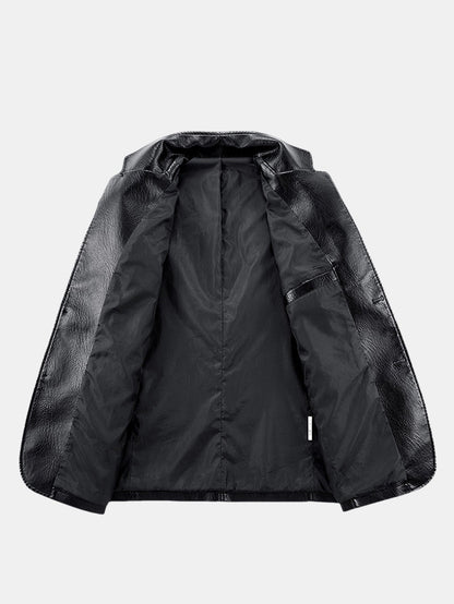 PU-Leder Blazer