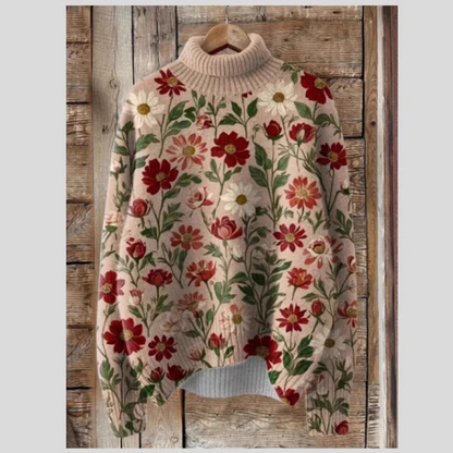 Celu - Lebendiger Rollkragenpullover