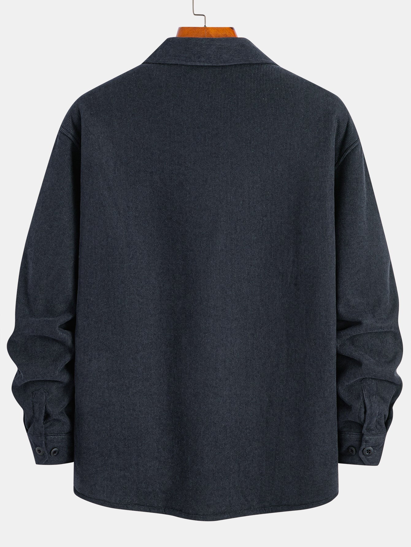 Teddy-Futter Cordhemd mit langen Ärmeln