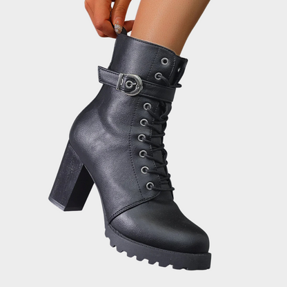 Quinn | Ankle Boots mit ausgestelltem Absatz