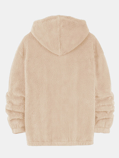 New York bestickter Teddy-Hoodie