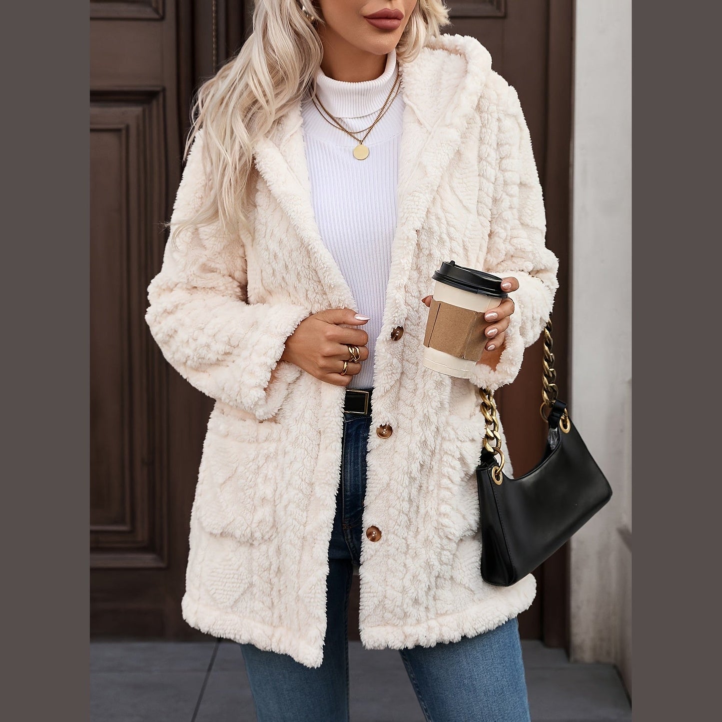 Clara™ | Elegant Plush All-Season Coat