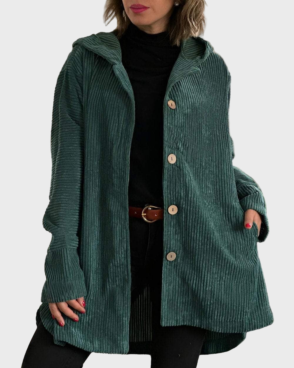 Indie | Corduroy Kapuzenjacke