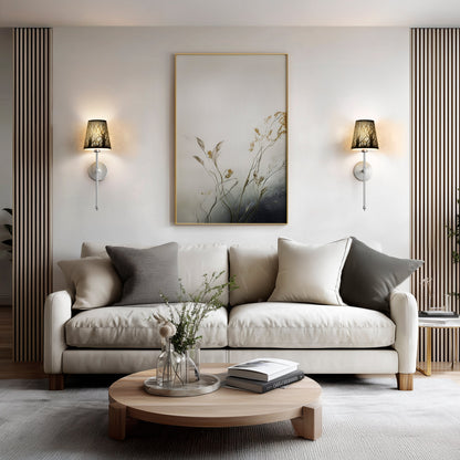 DRAHTLOSE METALLWANDLEUCHTEN (SET AUS 2)