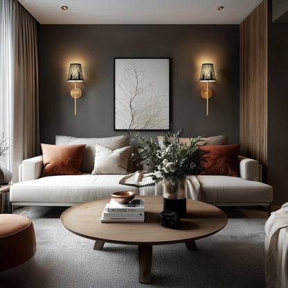 DRAHTLOSE METALLWANDLEUCHTEN (SET AUS 2)