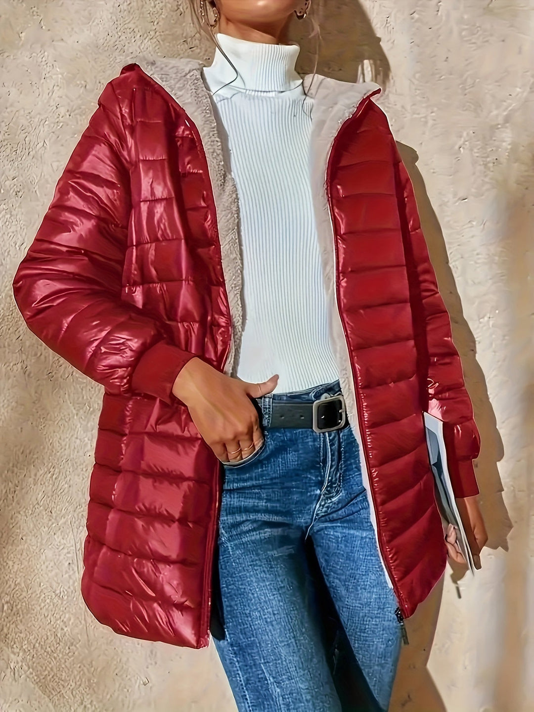 Alyssa™ - Bequeme lässige thermische lange Jacke