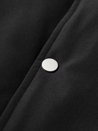 Fleecegefütterte Teddy-Baseballjacke