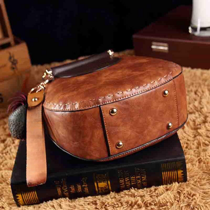 Vera - Elegante Leder-Umhängetasche