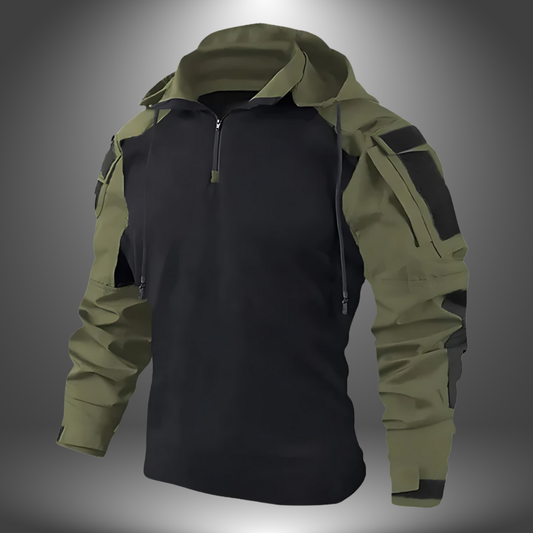 Premium robuster Militärjacke aus Baumwolle, bequem für den Herbst