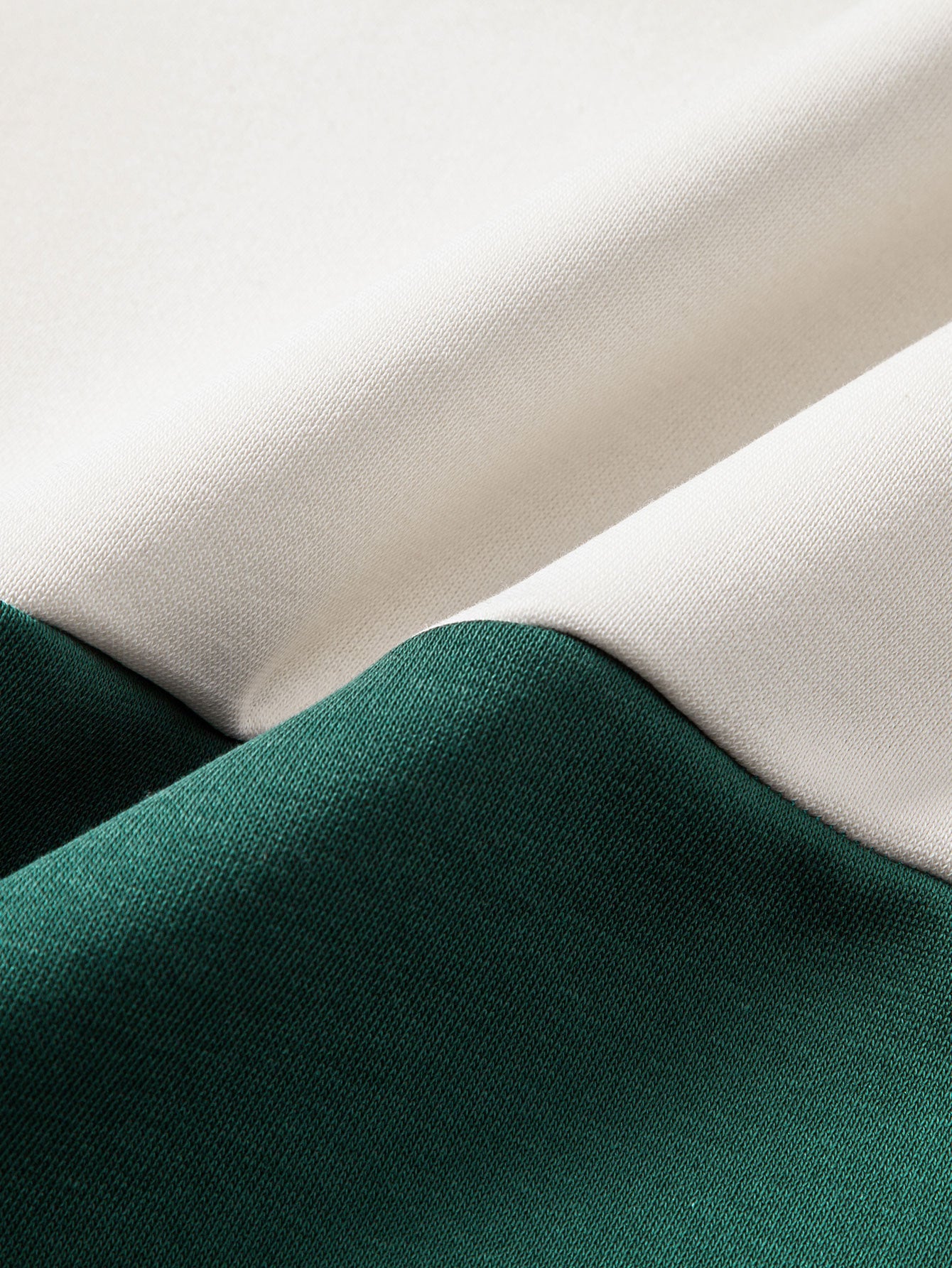 Relaxed Fit Milano Print Contrast Color Quarter Zip Sweatshirt