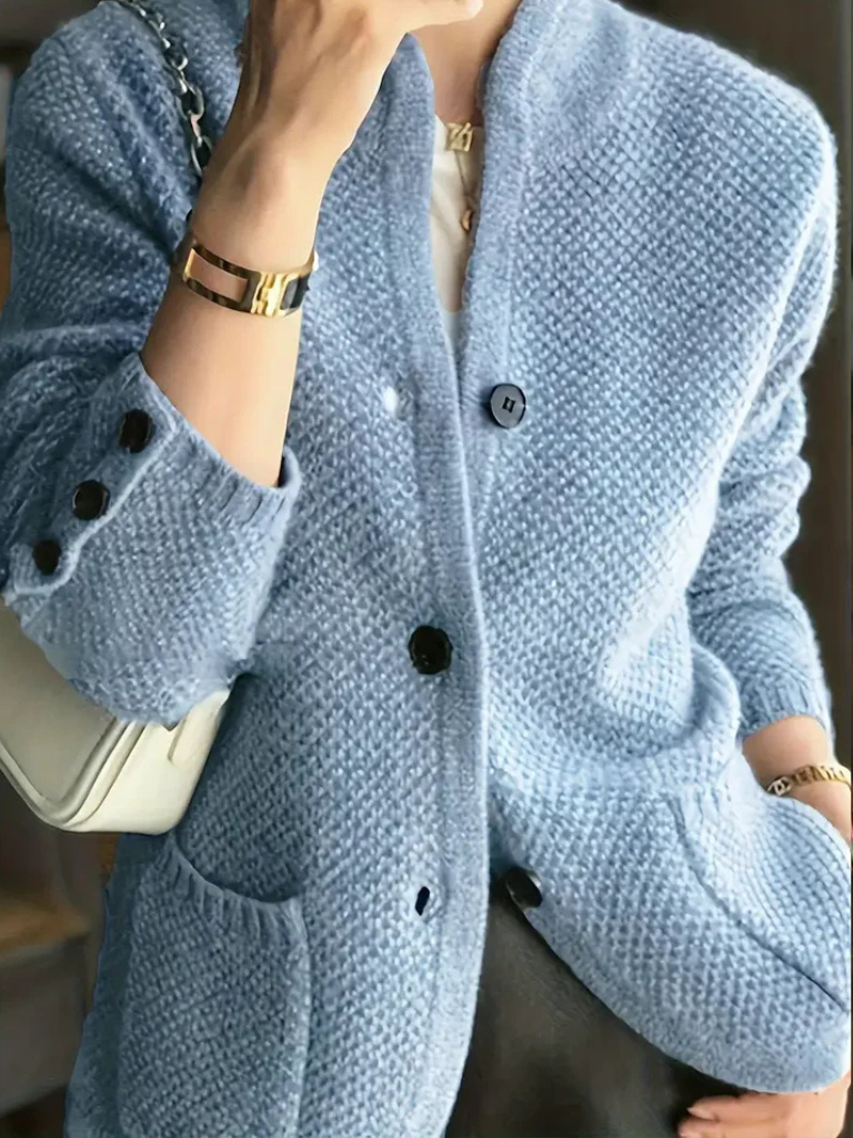 CLAIRE CASHMERE-MIX CARDIGAN