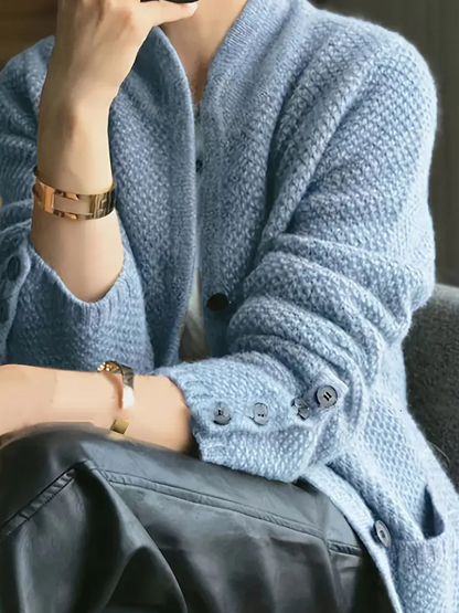 CLAIRE CASHMERE-MIX CARDIGAN