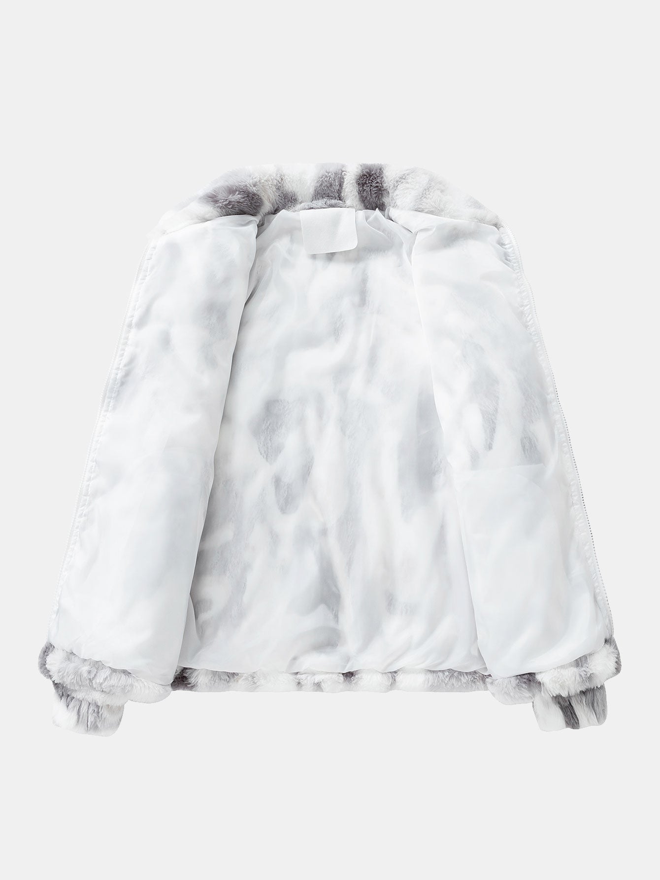 Kunstpelz Reißverschlussjacke