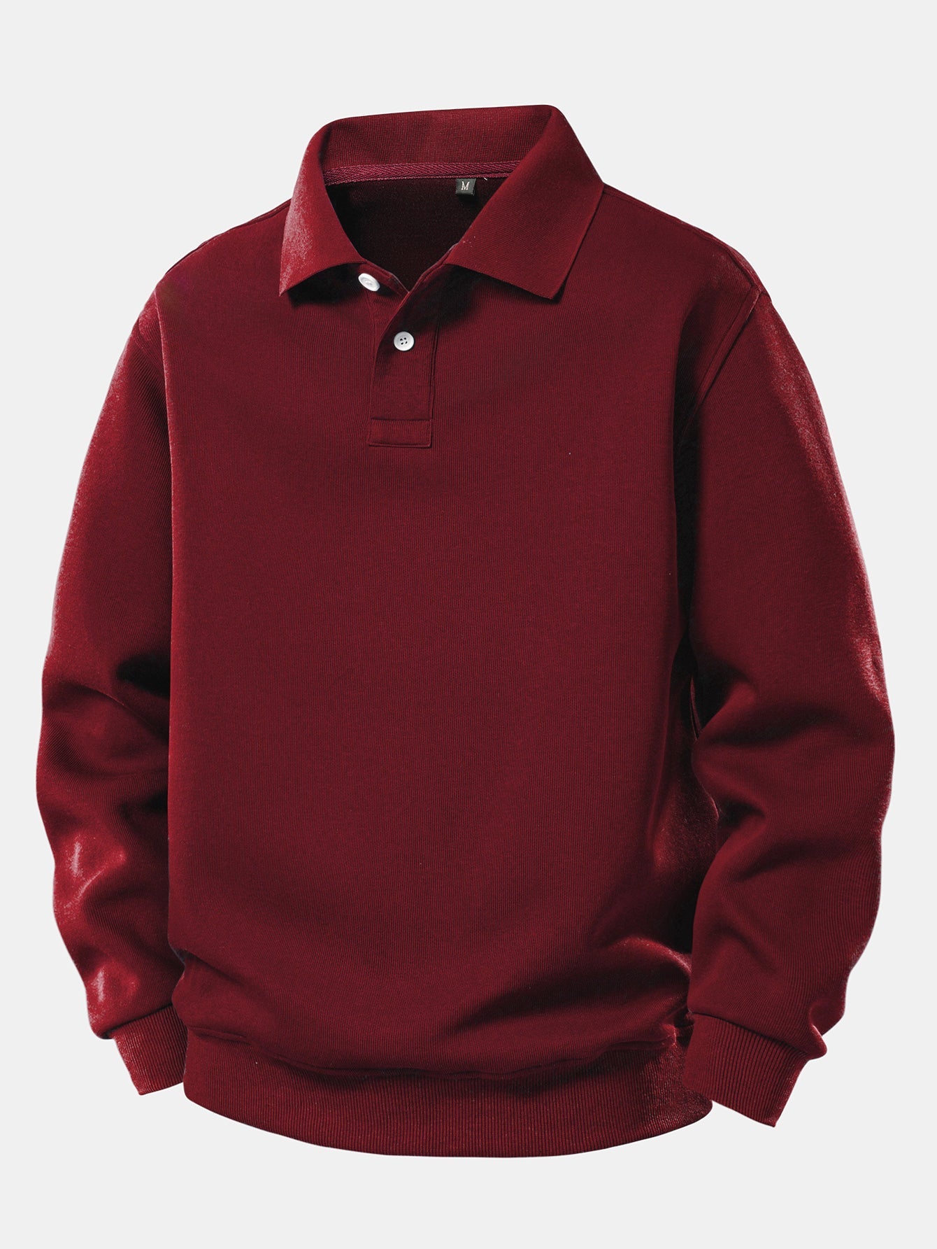Pullover mit festem Poloshirt-Kragen