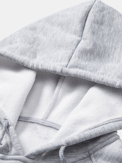 3 Stücke Basic Kapuzenpullover