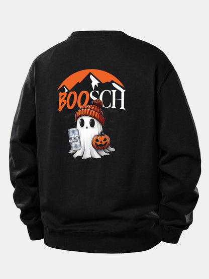 BOOSCH Bier Geist Druck Relaxed Fit Sweatshirt