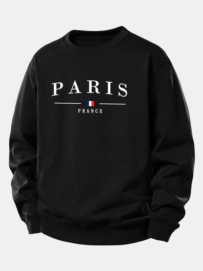 Paris Print Relaxed Fit Sweatshirt