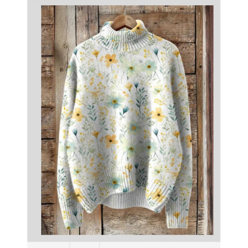 Celu - Lebendiger Rollkragenpullover