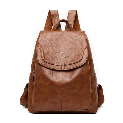 Olivia - Sicherer Leder-Rucksack