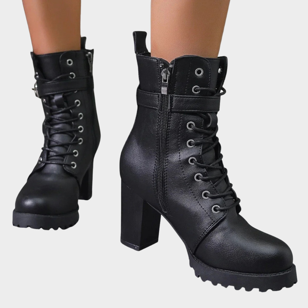 Quinn | Ankle Boots mit ausgestelltem Absatz