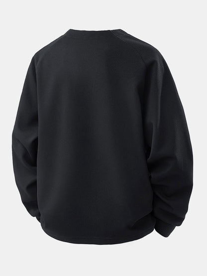 Waffle T-Shirt with Raglan Sleeves