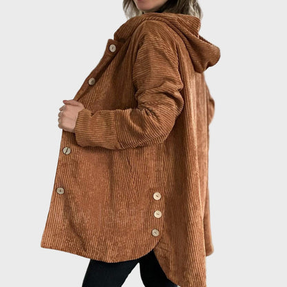 Indie | Cordjacke mit Kapuze