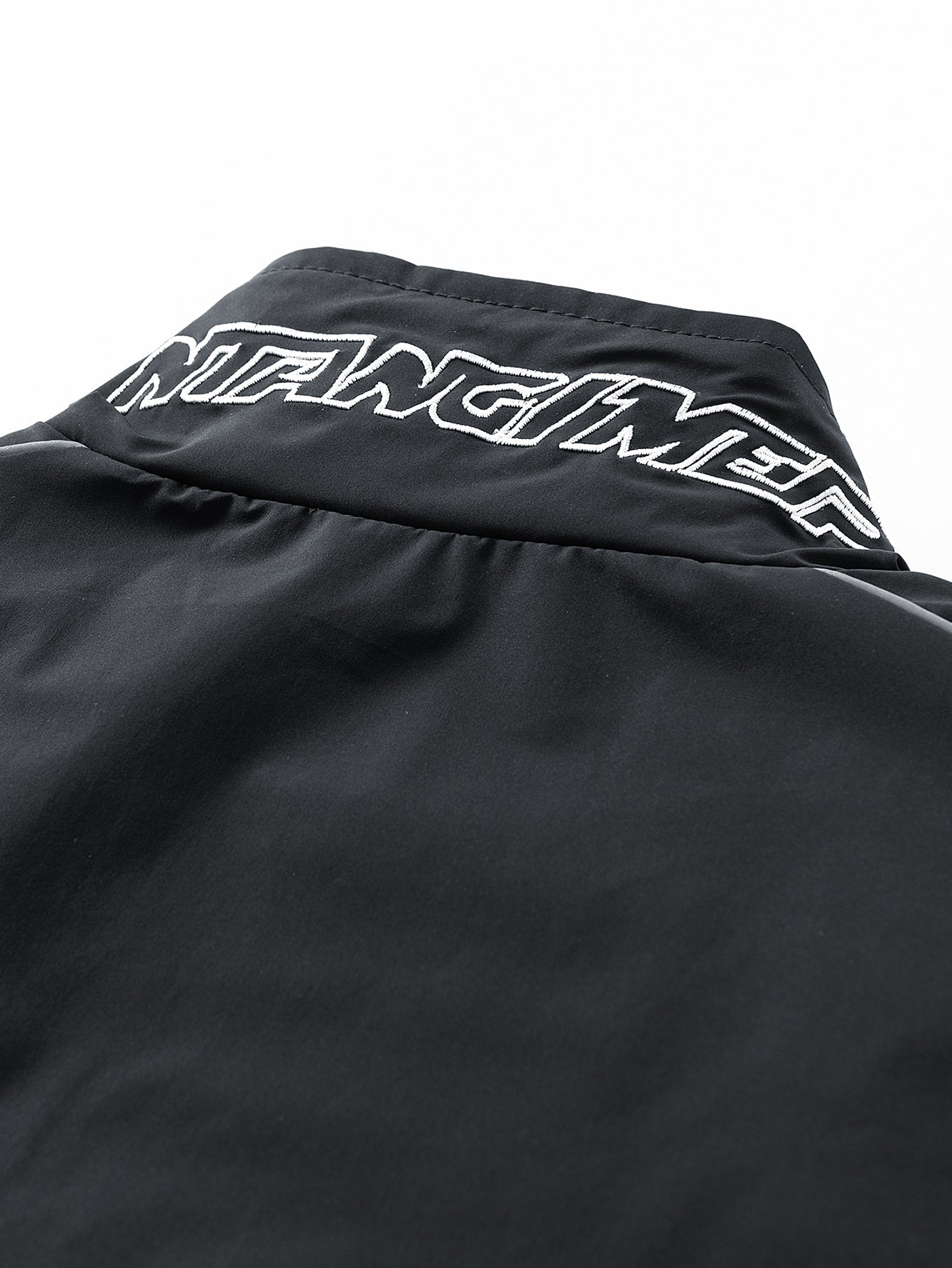 Bestickte Rennjacke mit lockerem Sitz