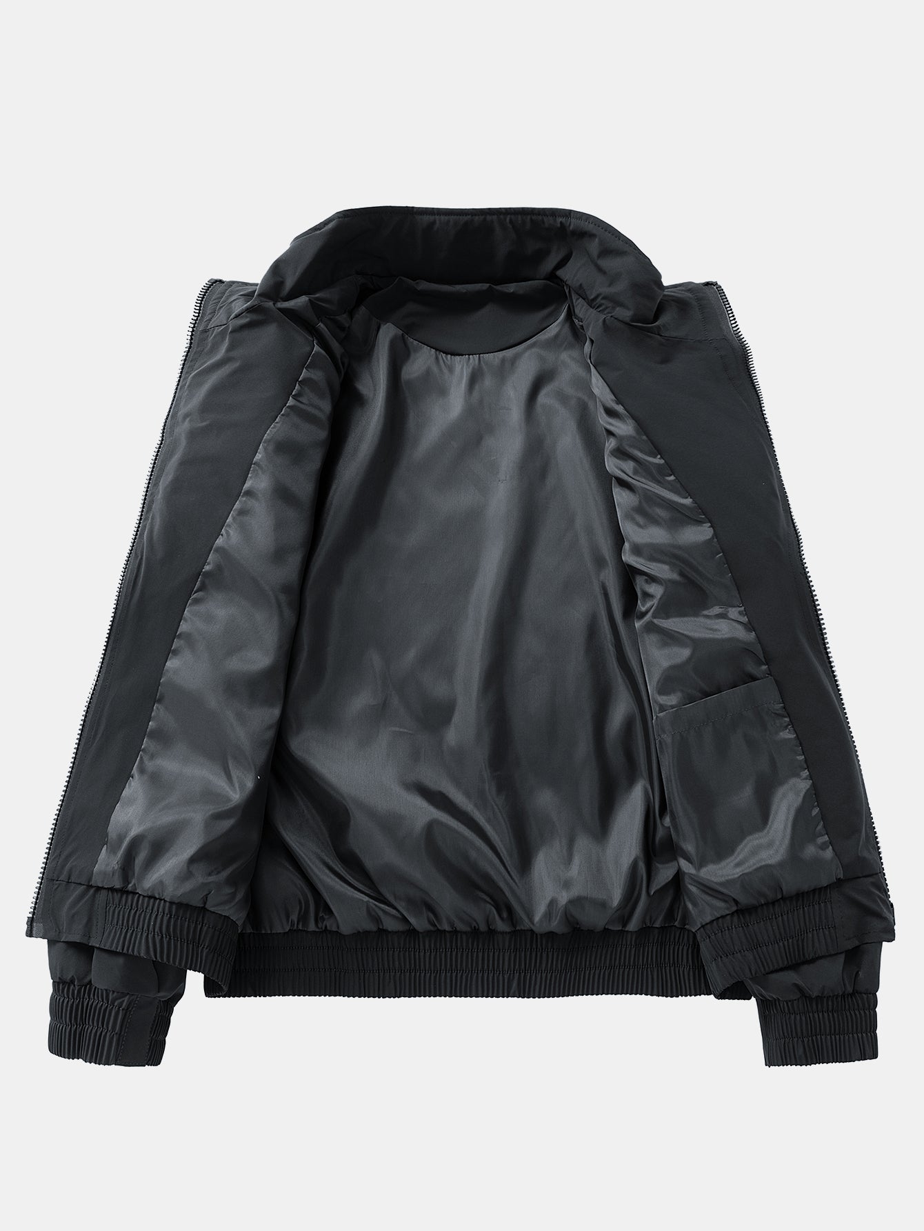 Bestickte Rennjacke mit lockerem Sitz