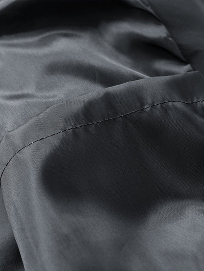 Bestickte Rennjacke mit lockerem Sitz