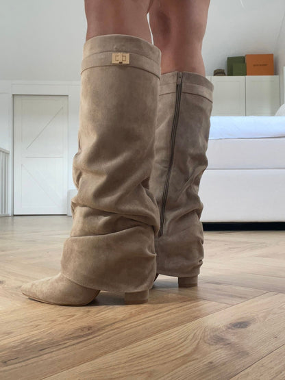 Khaki Stiefel