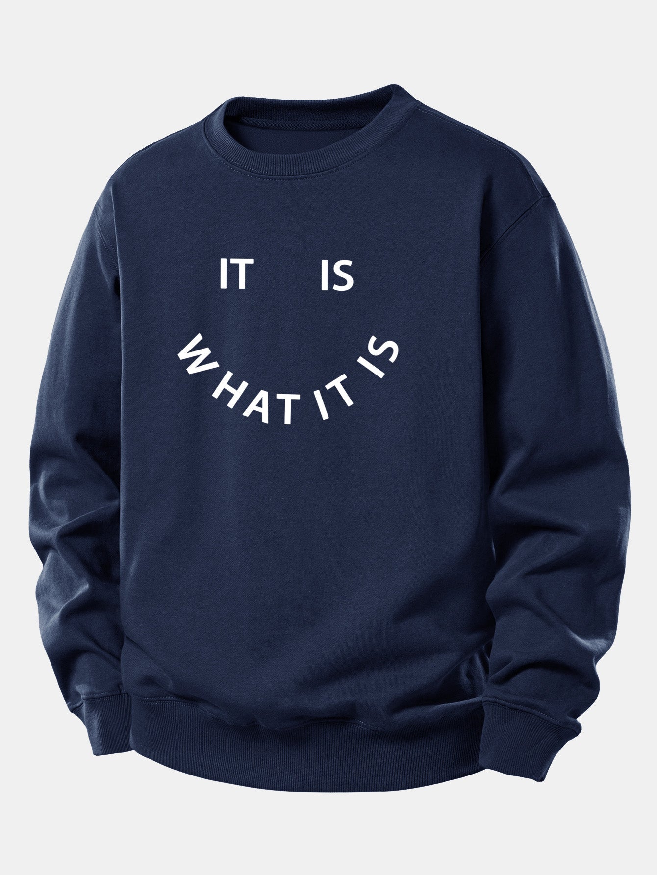 Es Ist Wie Es Ist - Lässig Sitzt Sweatshirt