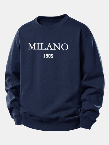 Milano Print Relax Fit Sweatshirt