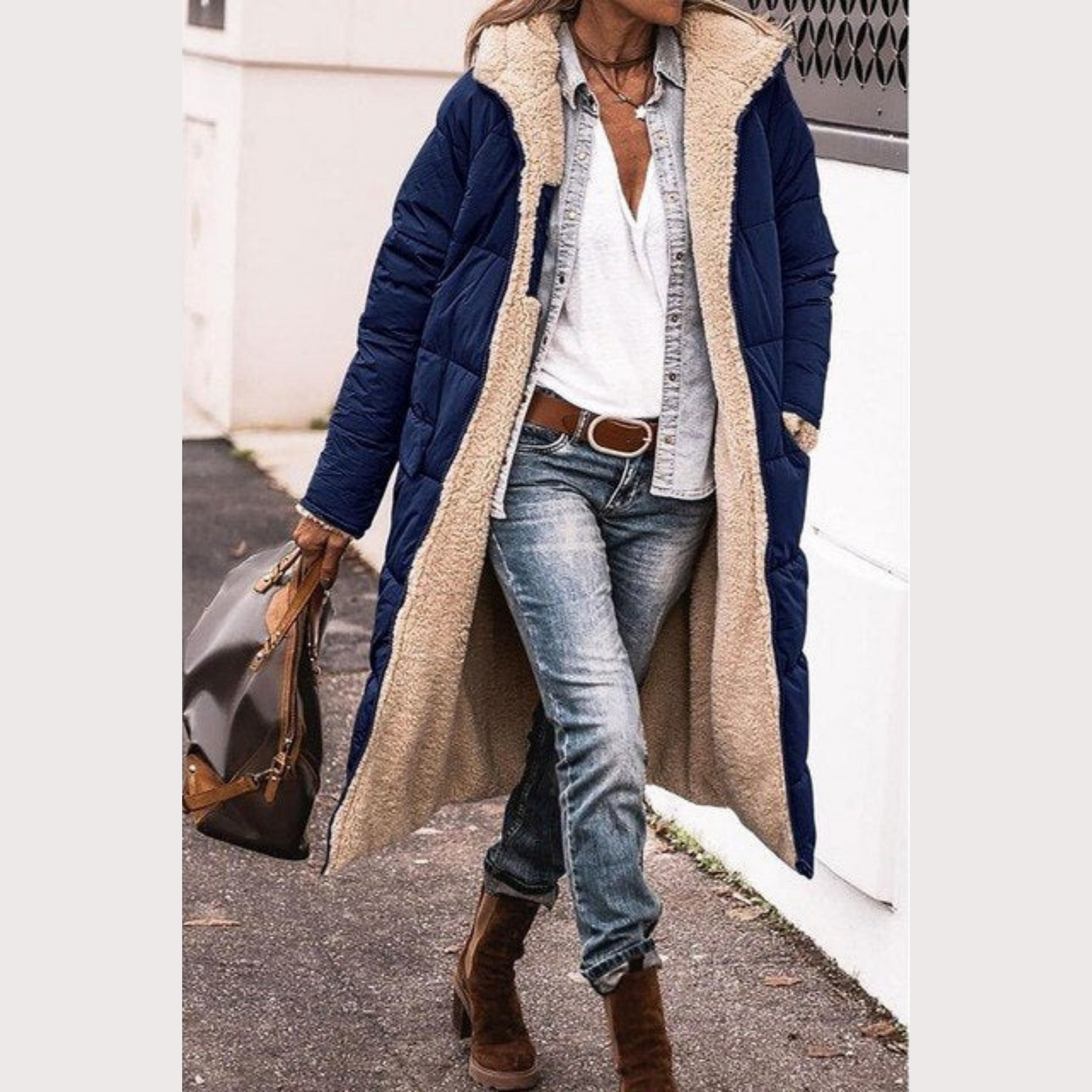 Amelia | Eleganter, wendbarer Damenmantel