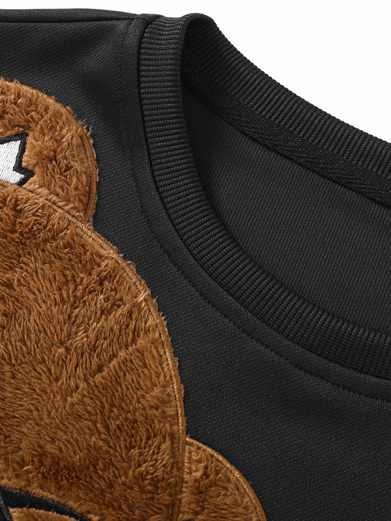 Teddy Bear Sonnenbrillen Rundhalsausschnitt Sweatshirt