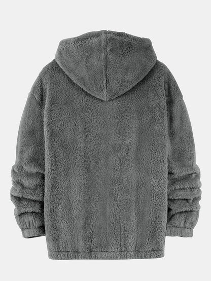 New York bestickter Teddy-Hoodie