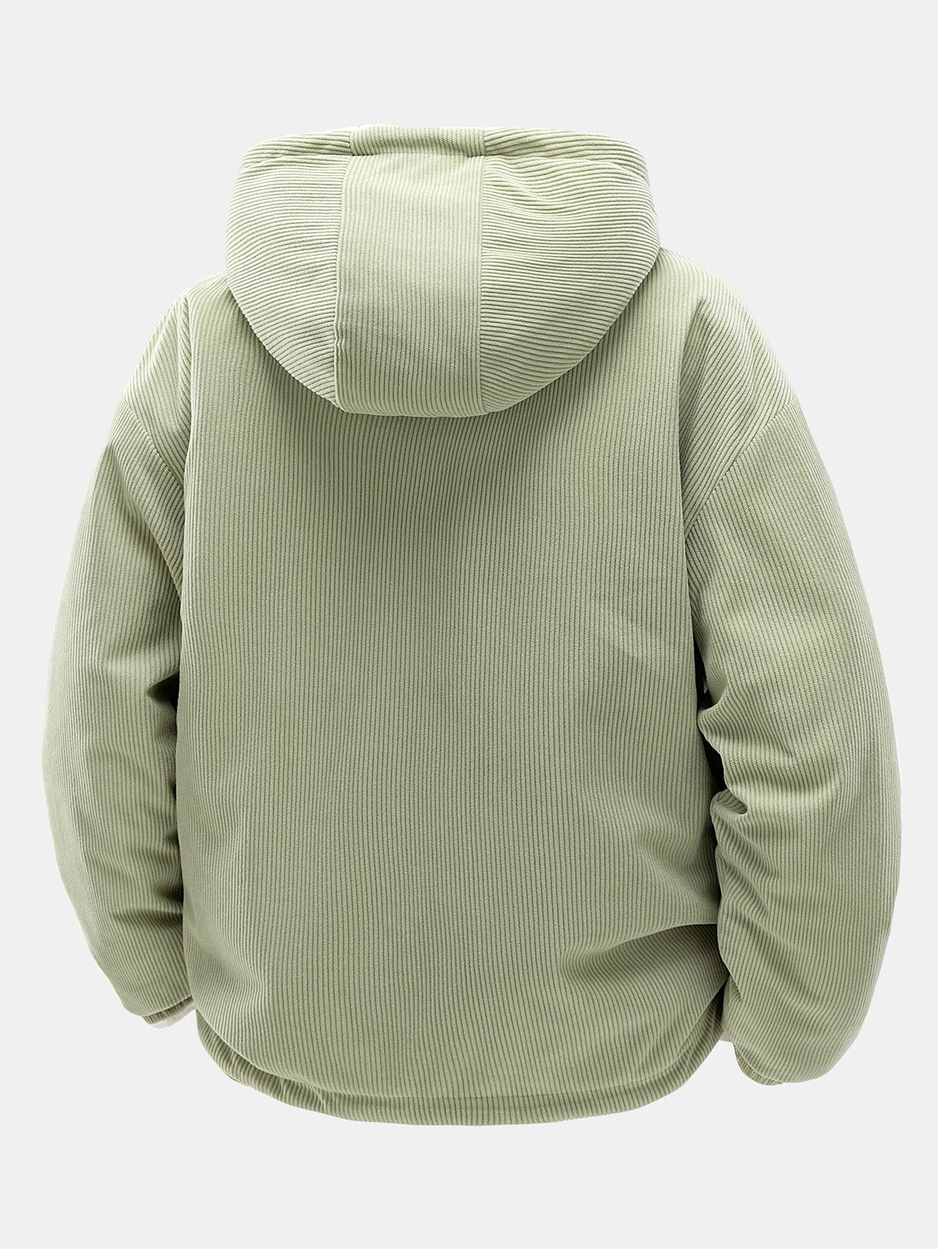 Teddy Corduroy Wendbare Kapuzenjacke