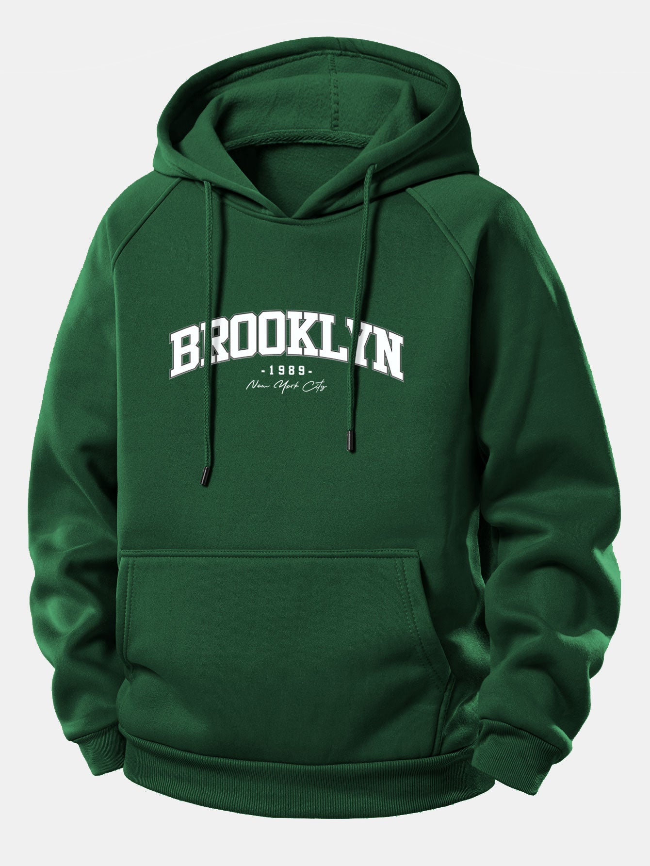Brooklyn Print Kapuzenpullover mit Kordelzug